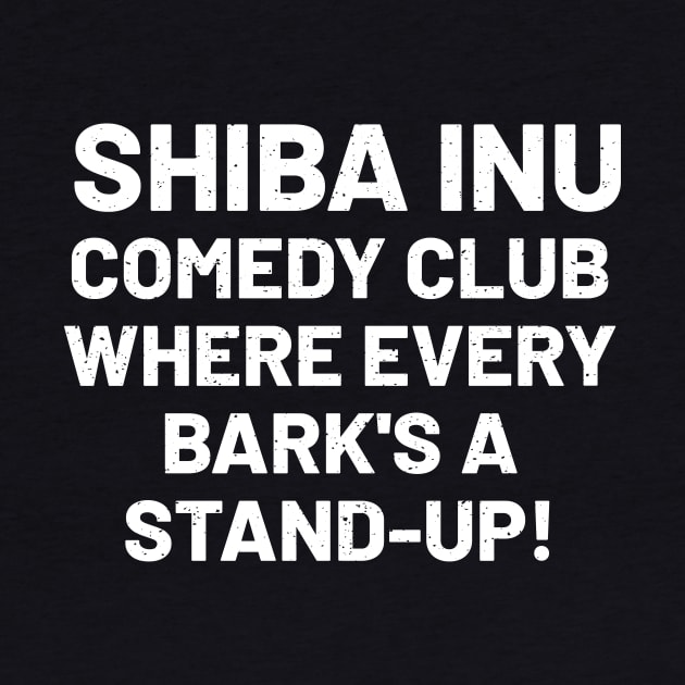 Shiba Inu Comedy Club by trendynoize